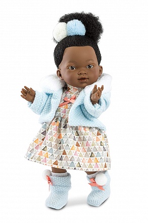 Кукла Валерия африканка 28 см. 